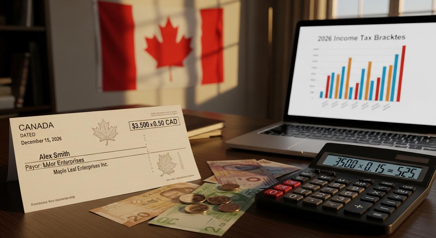 Canada’s 2026 Income Tax Brackets Just Changed — Here’s What It Could Mean for Your Paycheque