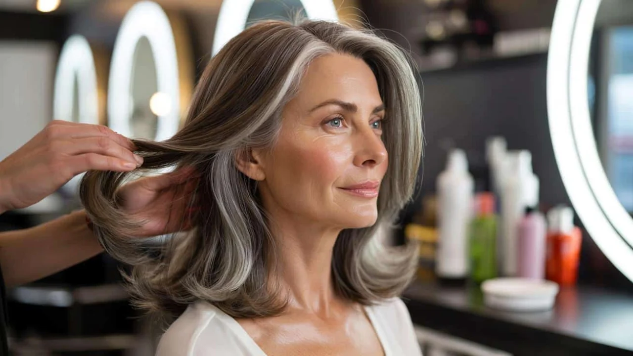 This quiet hair trend naturally covers grey hair without chemicals and surprises everyone